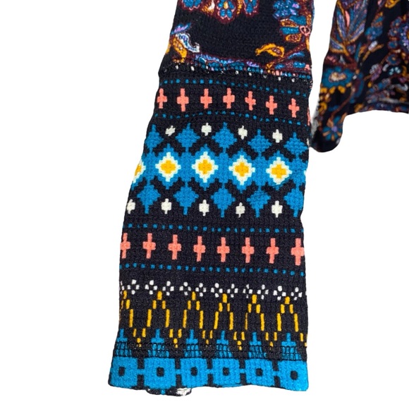 NWT New Sundance Perfect Pathways Floral Print Long Sleeve Top Size Large - Picture 9 of 12